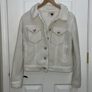 White coat. Very cute! Comfortable and warm